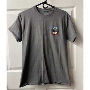 Cowboy Country USA Texas T shirt Size Medium Gray Graphic Cotton Western